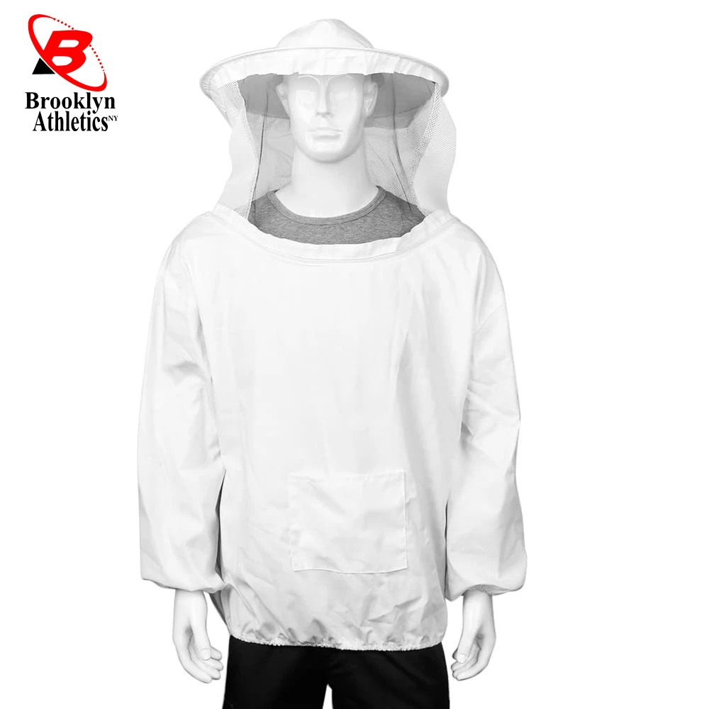 100% Cotton Beekeepers Safety Jacket Protective Ventilated Coverall Suit for Work Clothing