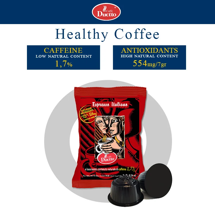 Made in Italy Coffee Beans Arabica and Robusta Dolce Gusto Box 160 DOLCEGUSTO CAPSULES COMPATIBLE - Coffee Espresso.