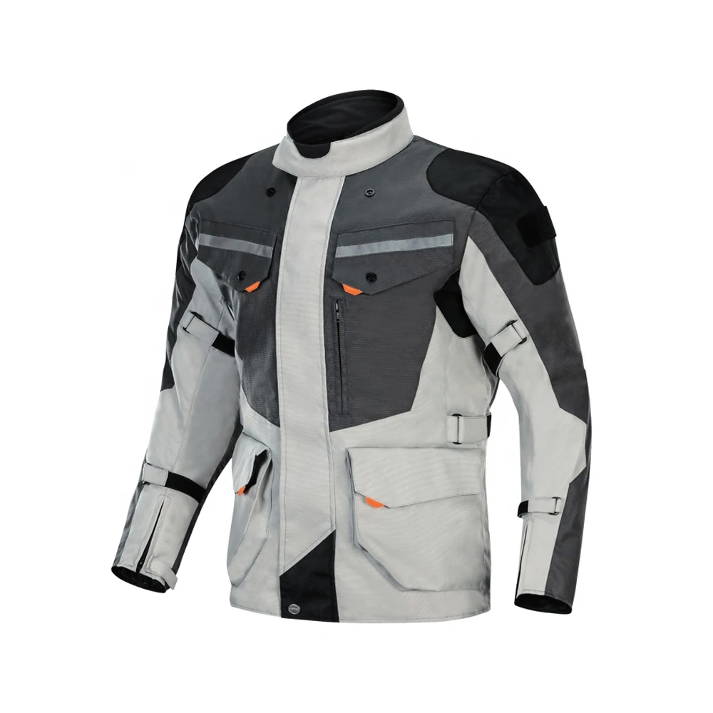 Custom made motorcycle Textile Riding Jacket Super Speed Racing Jacket with Protectors and Windproof Lining