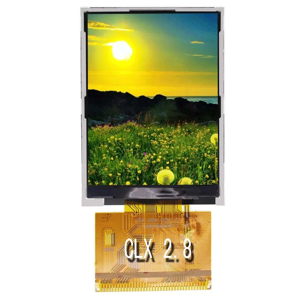 
2.8 inch TFT 240x320 RGB 37pin LCD DISPLAY SCREEN MODULE 
