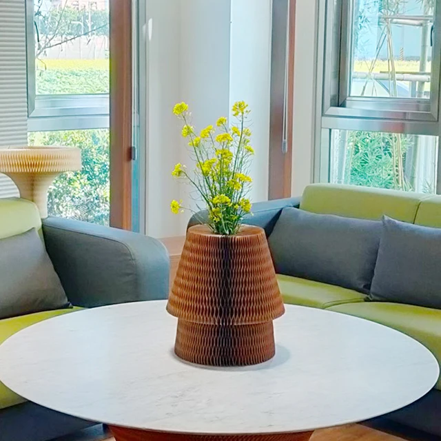 Cushion honeycomb paper for vase mulitiple lamp CE-2P085