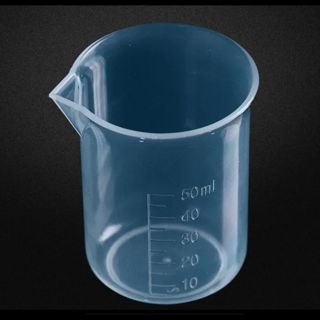 Professional Custom Top Quality Best Price Custom Size Laboratory 50ml 100ml 150ml 200ml 300ml 500ml Plastic Beaker