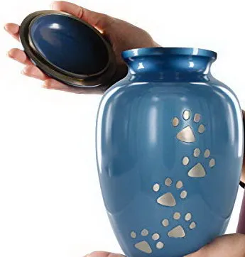 Super Quality Paw Printed Brass Metal Cremation Urn for Ashes New Design et Cremation Urn at Wholesale Price -5 Paw print