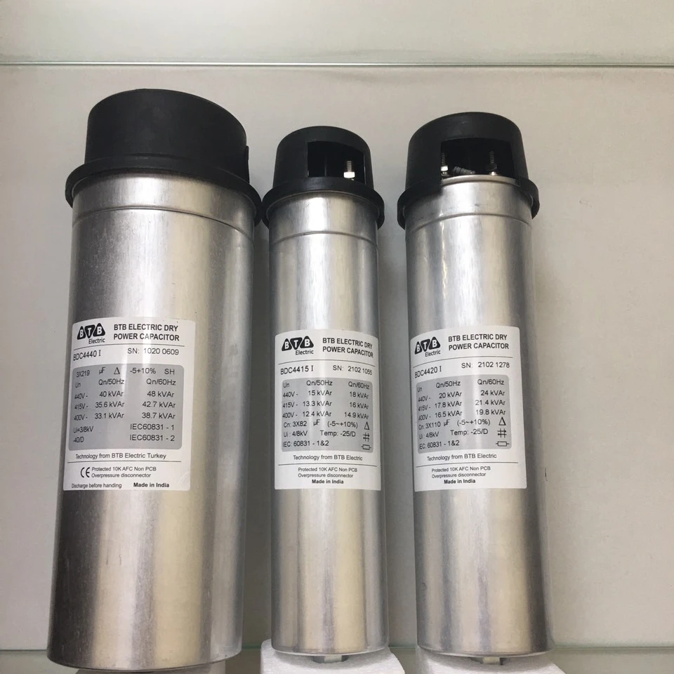 Reactive Power capacitor 50 Kvar 440V 50Hz 3 Phases  New model 2021 Made in TURKEY