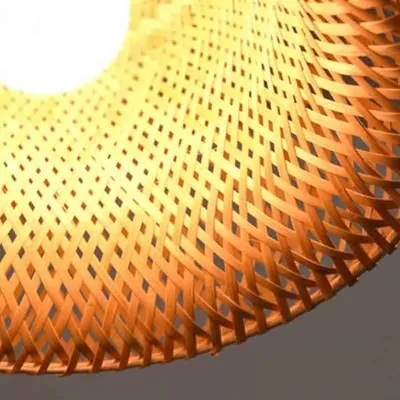 Wholesale High Quality Handmade Ceiling Light Round Bamboo Lampshade Chandeliers & Pendant Light Home Decor Made in Viet Nam