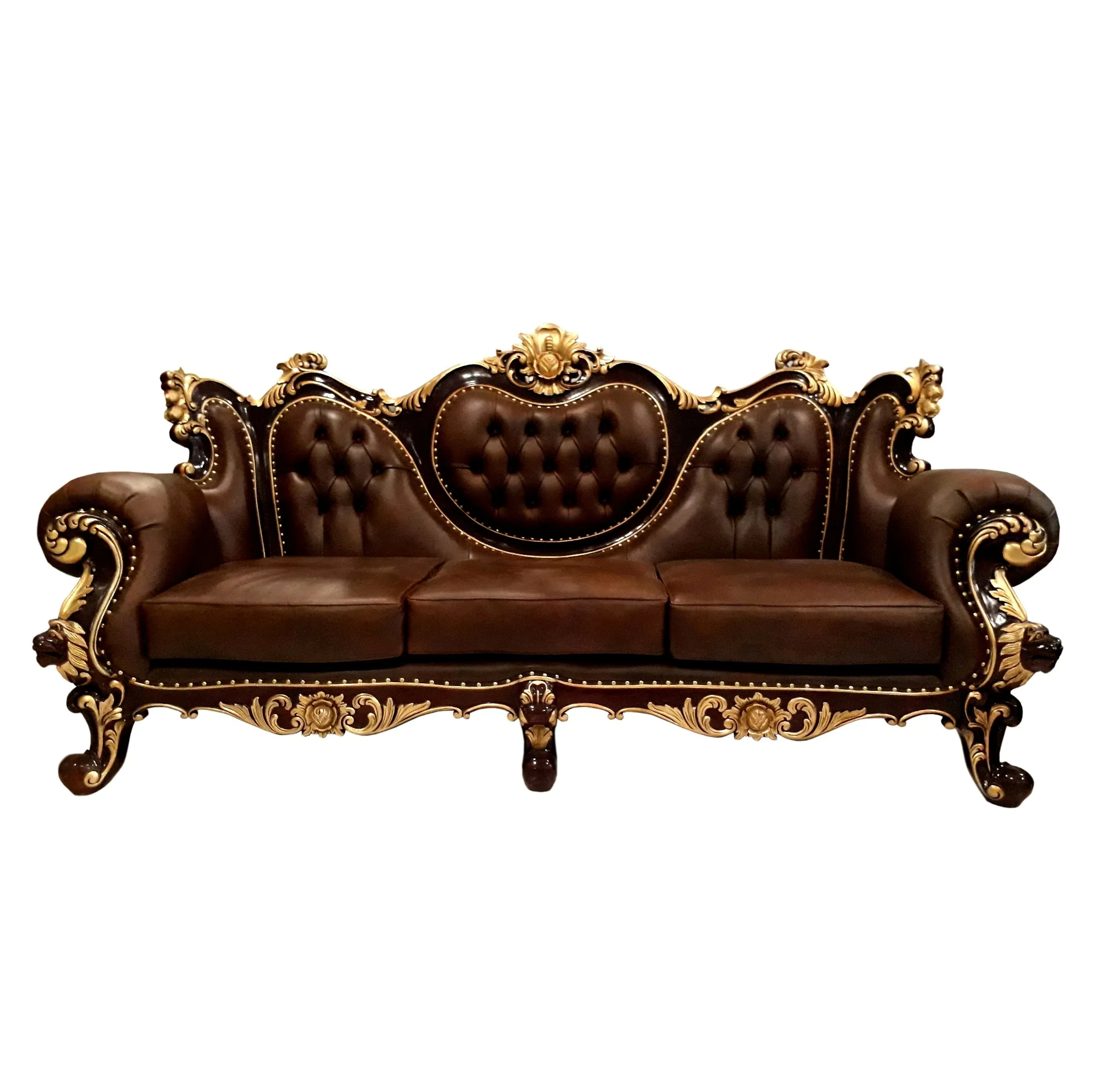 
Ready Stocks Mahogany Furniture Heavy Carved Three Seat Sofa of Living Room  (50017248215)