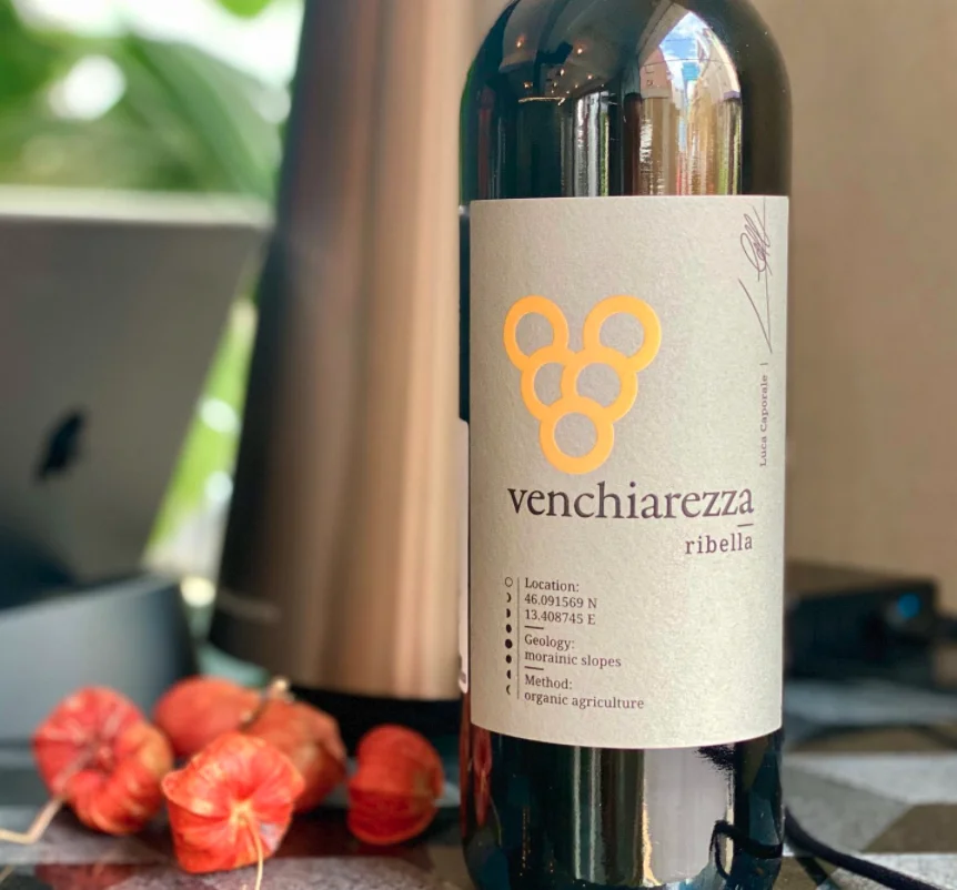 Italian Organic Merlot Red Wine 75 Cl for Dine