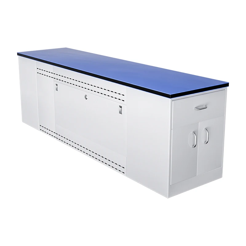 Modular Lab Bench Wooden Central Island Work Table Laboratory Pharmaceutical factory Steel School Lab Bench