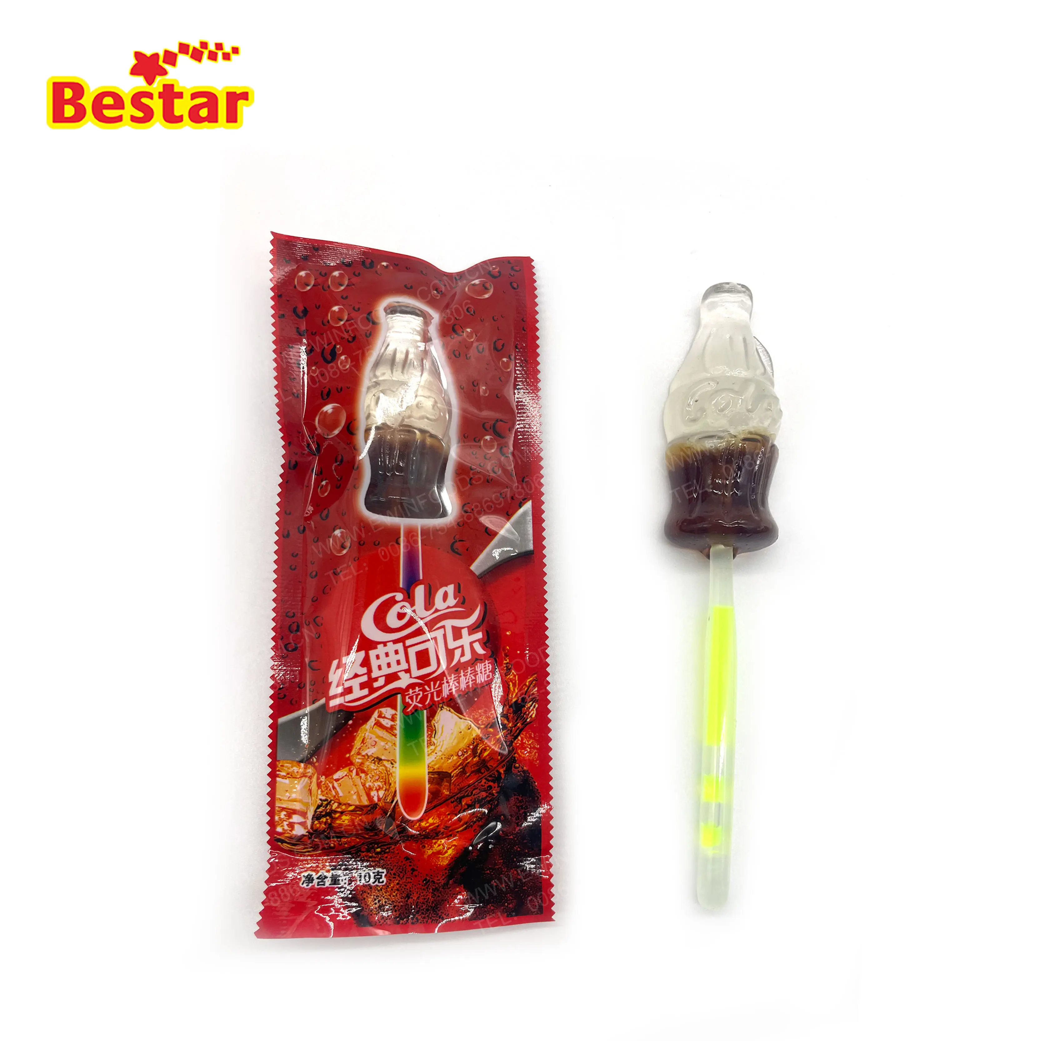 
Factory direct sale cola flavored light lollipop hard candy snack of kids 