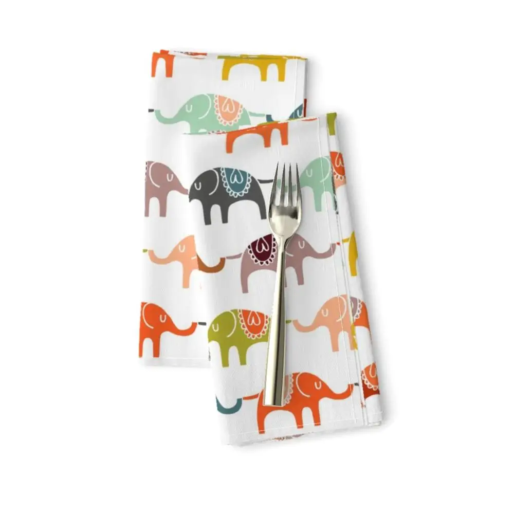 100%cotton Promotional customized  Embroidered kitchen tea towel unique home decorative family christmas gifts low MOQ