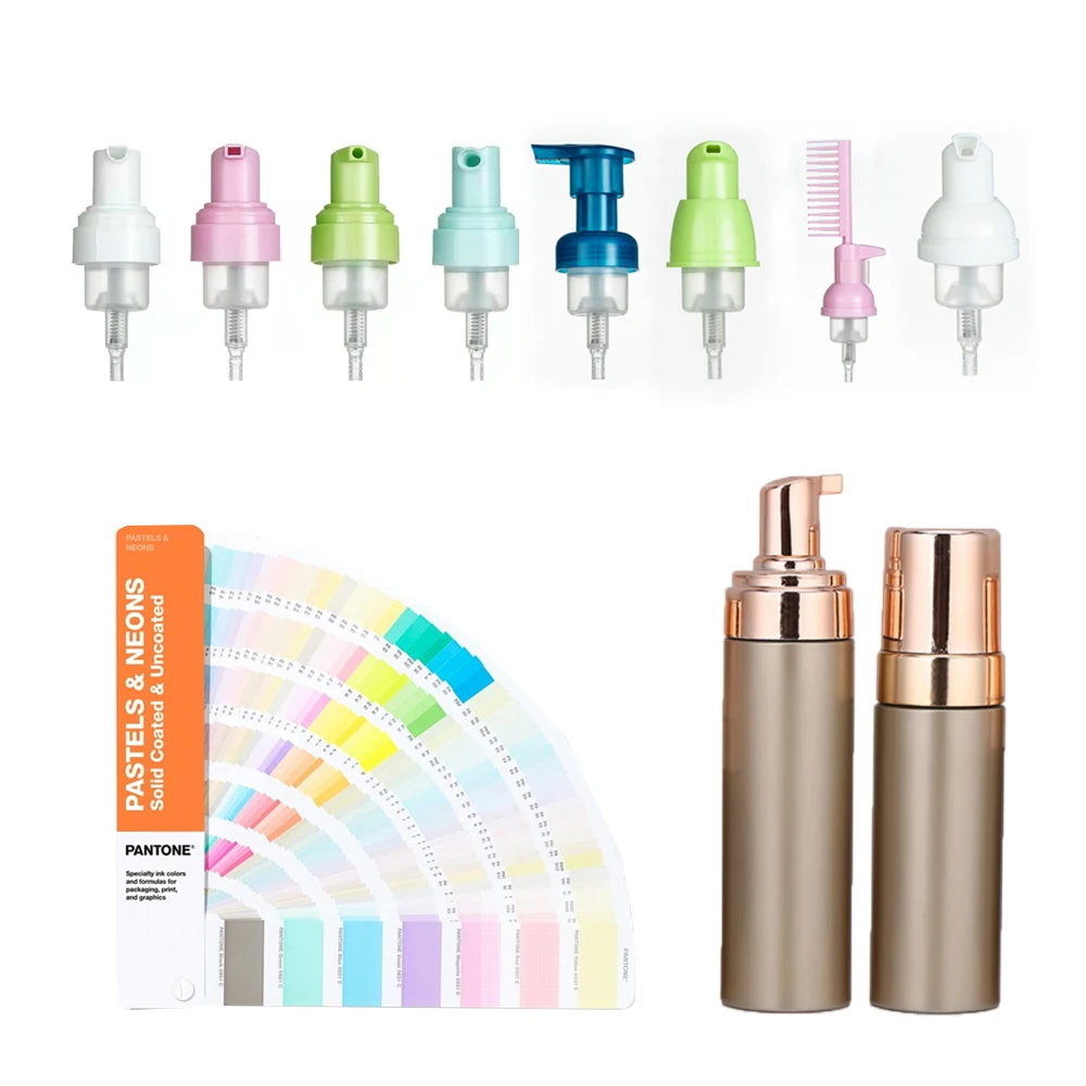 Manufacturer fast delivery 30mm 40mm 43mm foam pump, color custom plastic foam pump