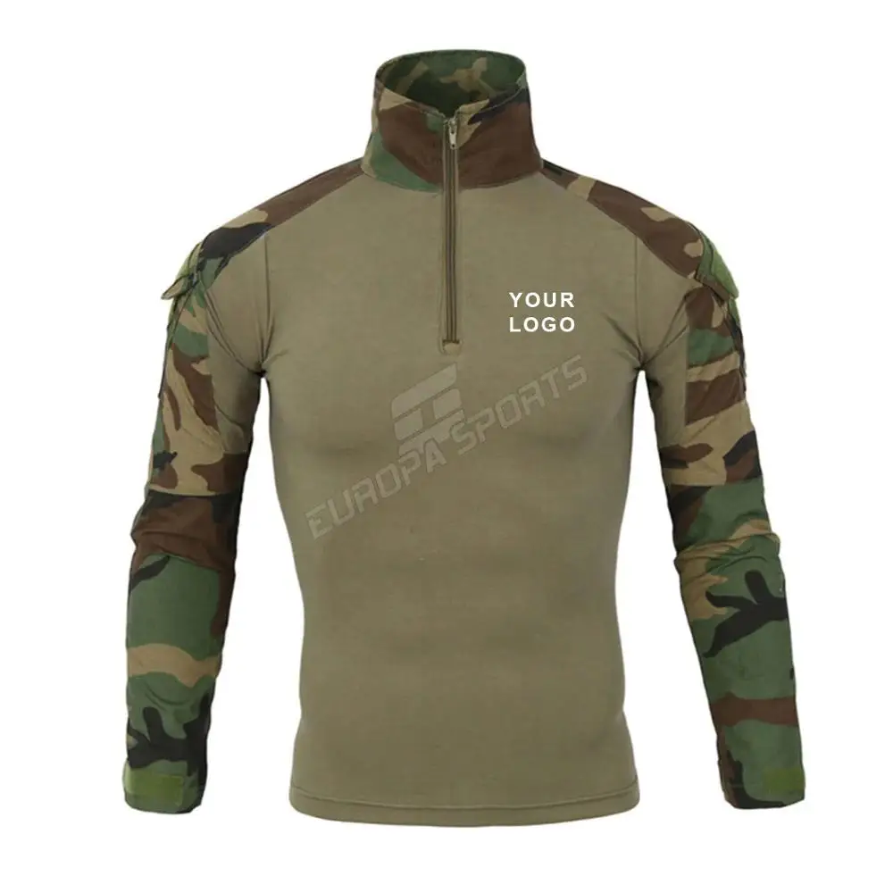 
Raglan 3/4 Sleeve baseball Style Army Military Camouflage Army T-Shirt Men US RU Soldiers Combat Tactical T Shirt 