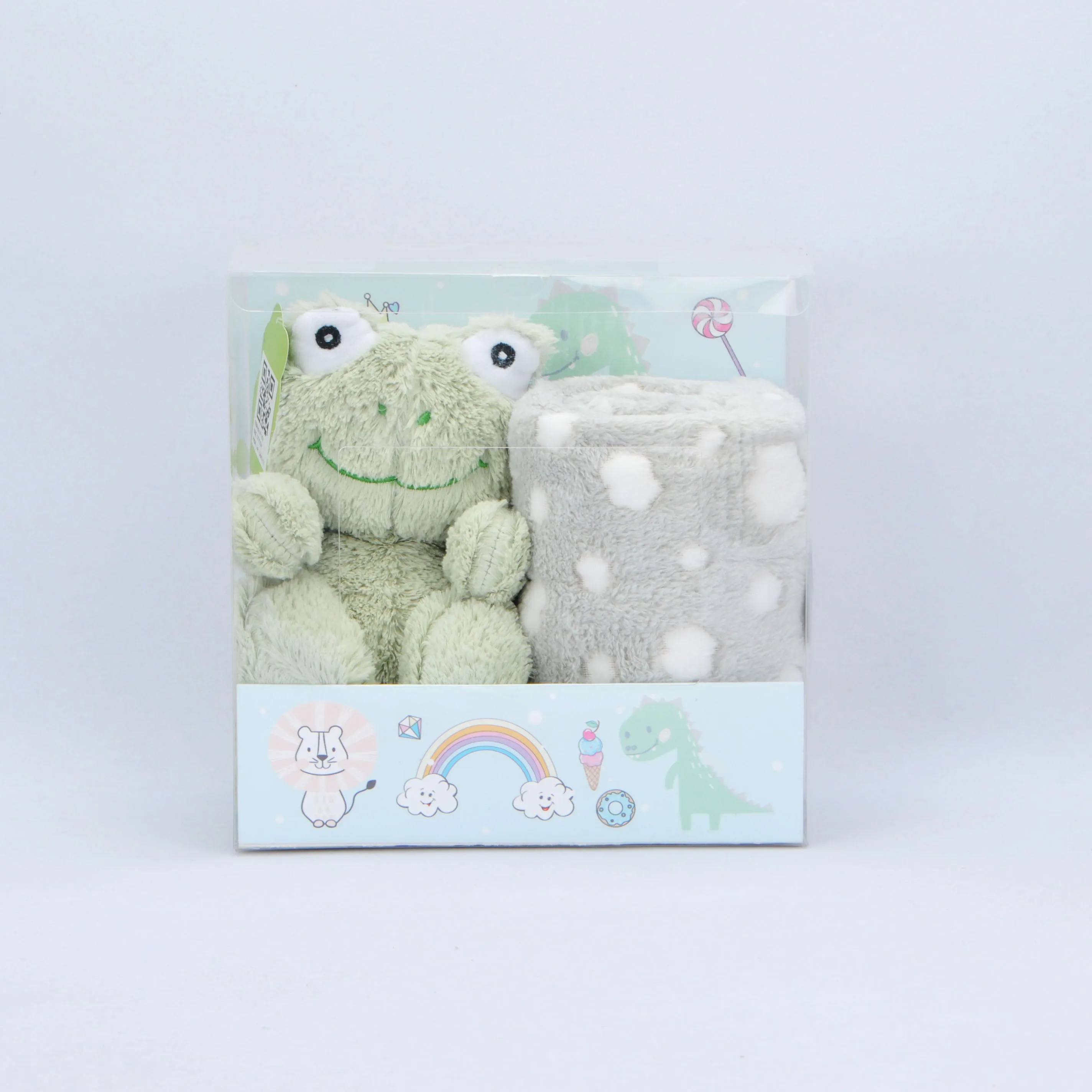 
super soft flannel stuffed baby kids cuddle plush toy animal elephant blanket 