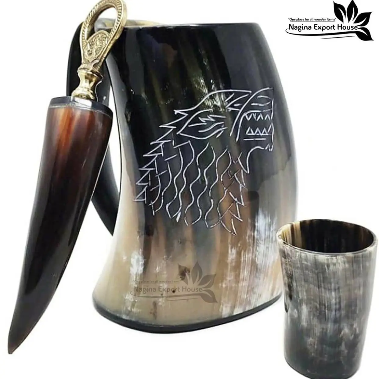 Drinking horn mug factory