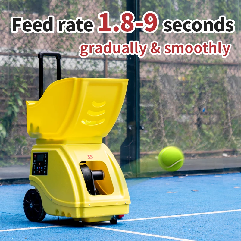 SS-TP210 SIBOASI  High Quality Automatic paddle ball shooter machine padel ball machine
