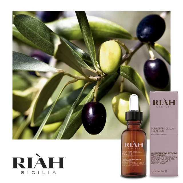 Высококачественная косметика, Сделано в Италии, Успокаивающая косметика для натуральных волос Riah 200 мл/20 мл