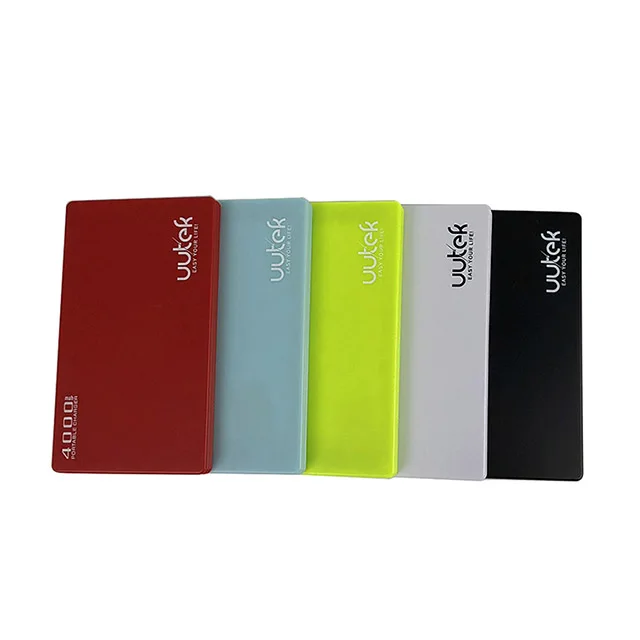 
Ultra slim portable charger power bank 4000mah with built-in cables Settpower RSK5 