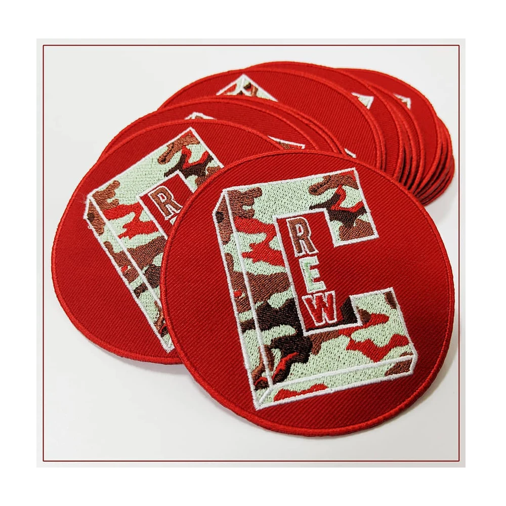 No Minimum Iron On Patches for Sale Hat and Clothing Brand Best Quality Patches
