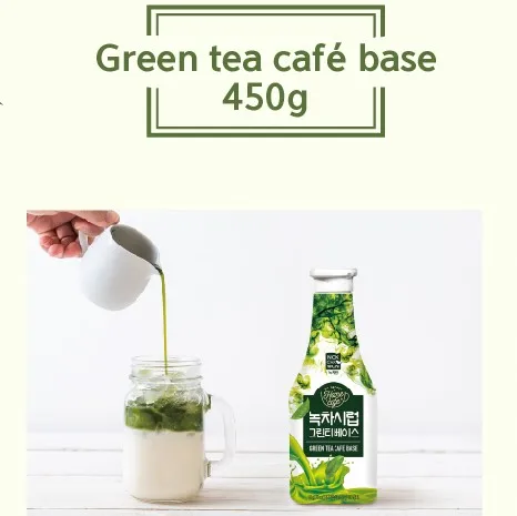 Корейский зеленый чай сироп для кафе латте Сделано в Корее