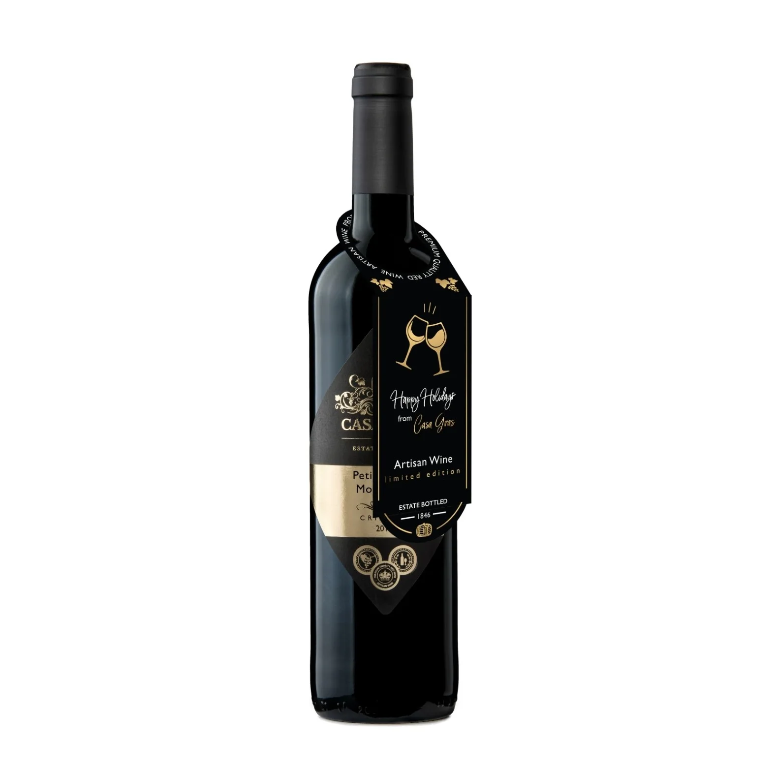 
Best seller Medium Dry Red Wine in Bulk with Cabernet Sauvignon Petit Verdot and Monastrell 