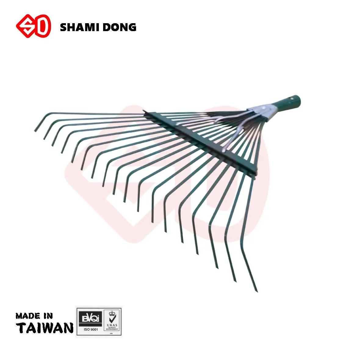 GR-22T23F Fixed Metal Garden Rake 22 teeth Broom Rake