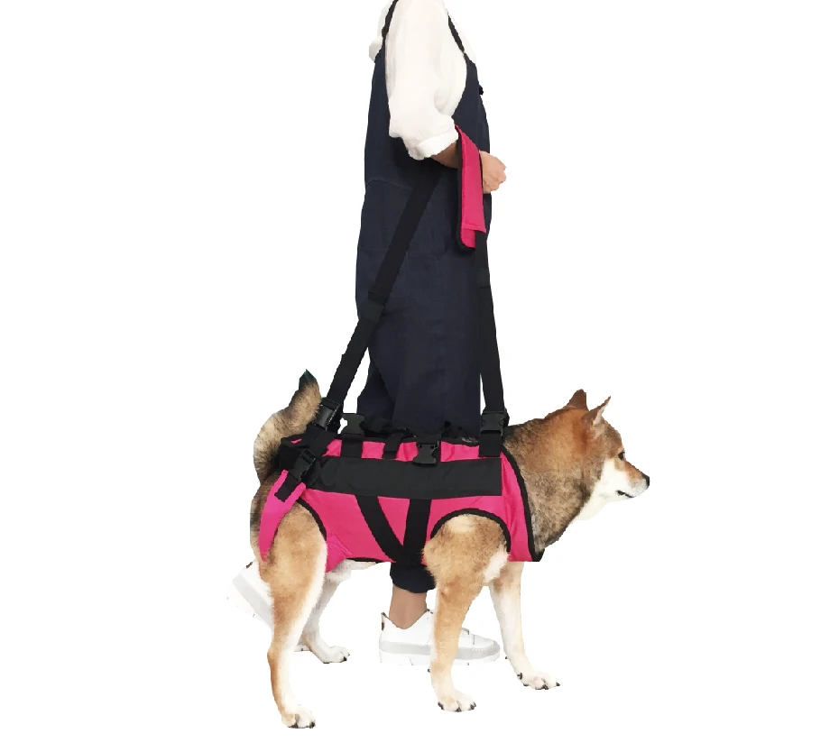 Dog Vest Harness Adjustable for Elderly Dog Rehabilitation Wheelchair Accessory Multifunctional Dog Clothes (M Size)