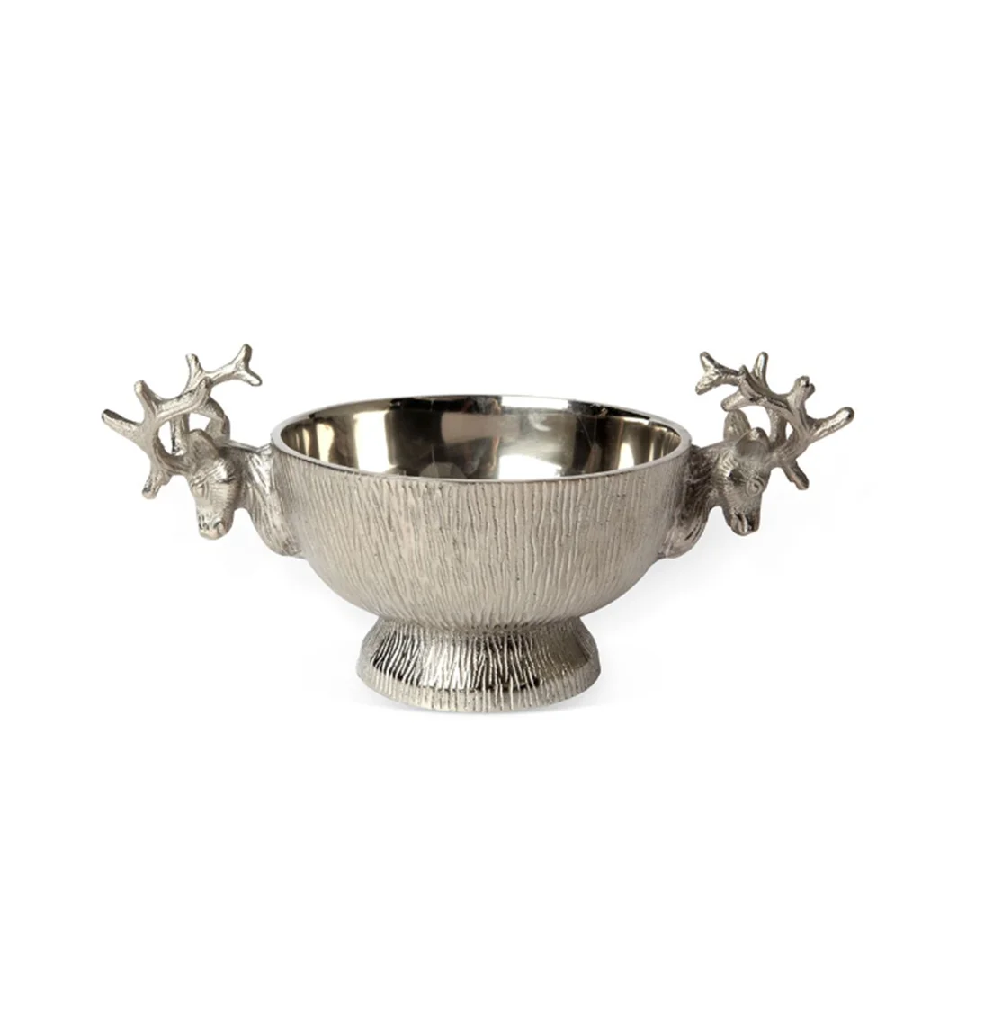 Decorative serving bowls in silver  Aluminum Serving Bowls For Home Use And Home Decor in pretty look