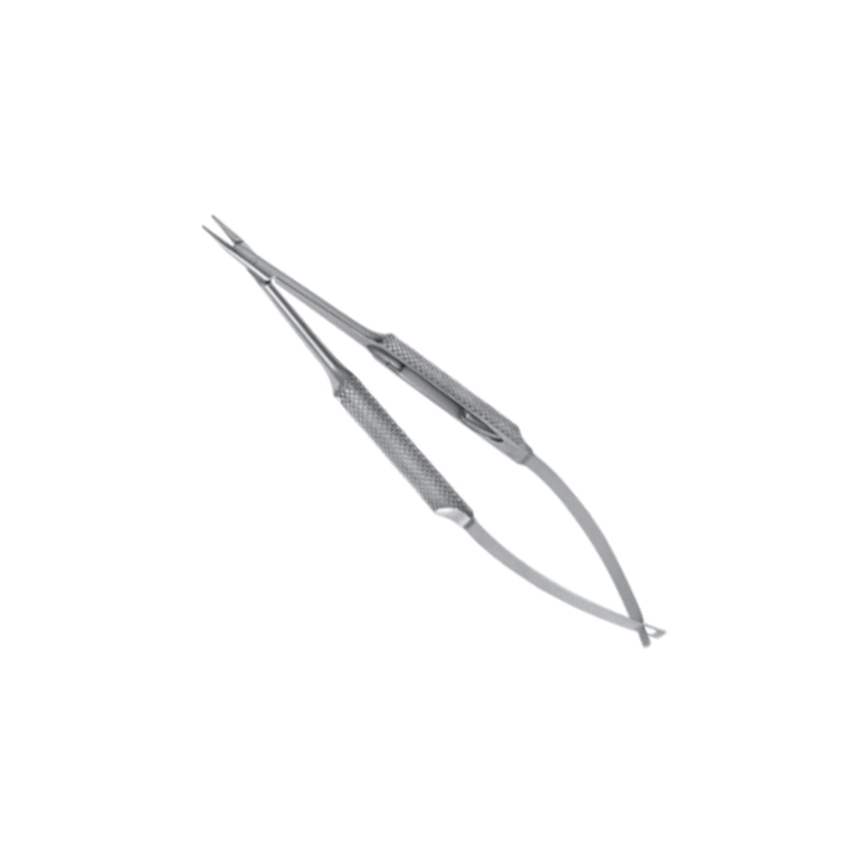 Castroviejo Set of 2 Pcs Straight Lock Stainless Steel Needle Holders Extra Delicate Jaws Manual CE Approved