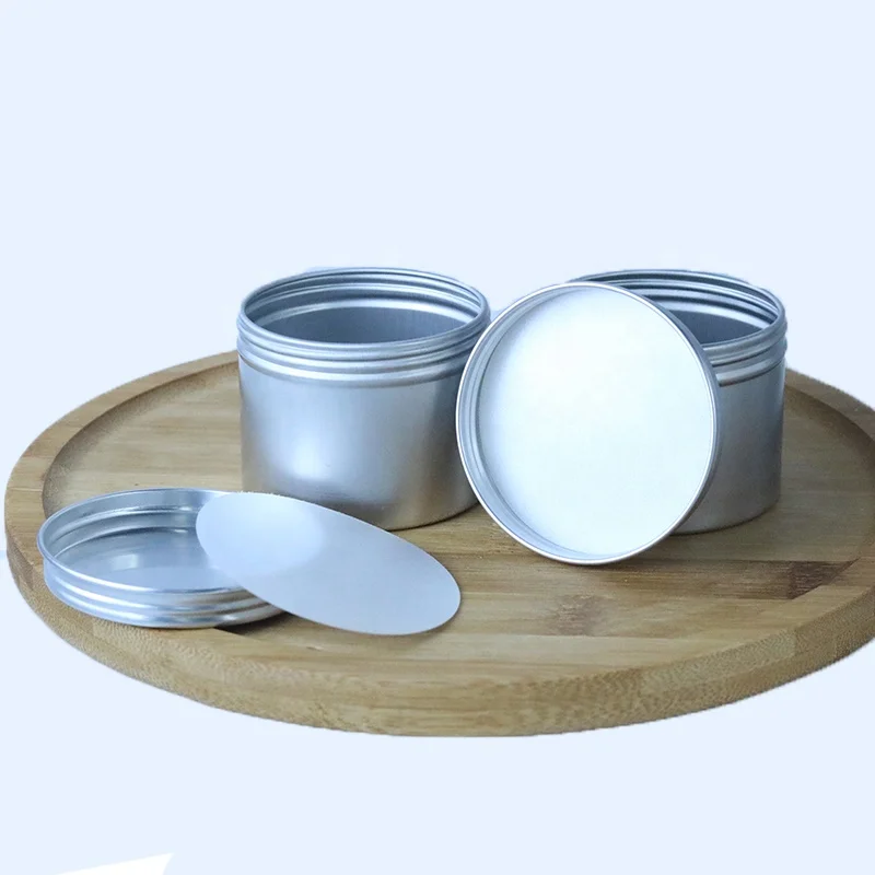 Low MOQ 120ml 4 oz Tall Tin Cans Empty Round Metal Tin In Stock (NAL01-120B)