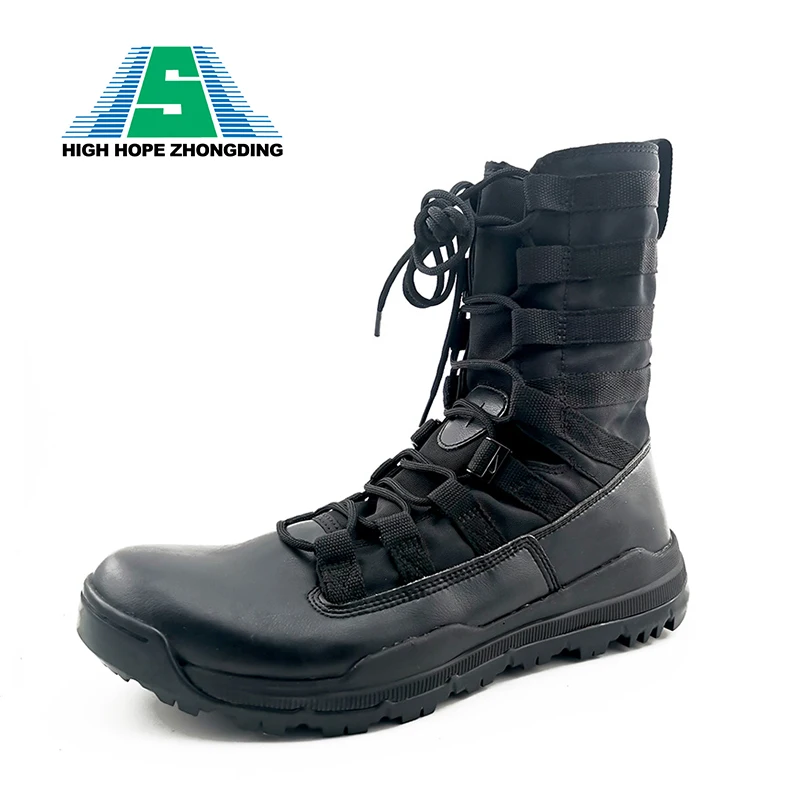 Hot sale OEM Work Shoe Black boots mens tactical boot millilitre tactical desert boots