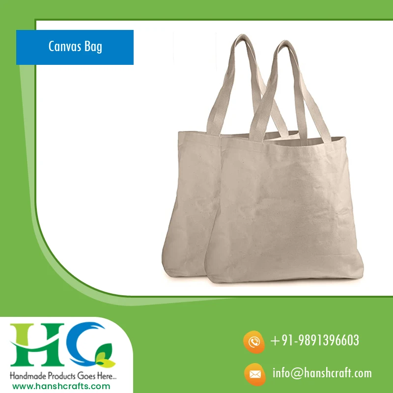 Canvas Tote Bags Tote Bag  Bulk heavy canvas tote bag Made of Cotton Canvas Designed for Shopping Use