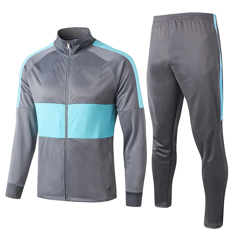 Best cheap wholesale club training football tracksuit top quality kids soccer tracksuit