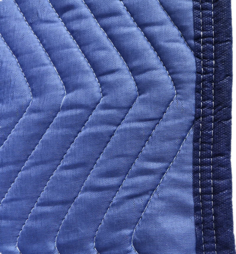 Wholesale moving &storage use quilted recycle moving blanket furniture pad with nonwoven fabric