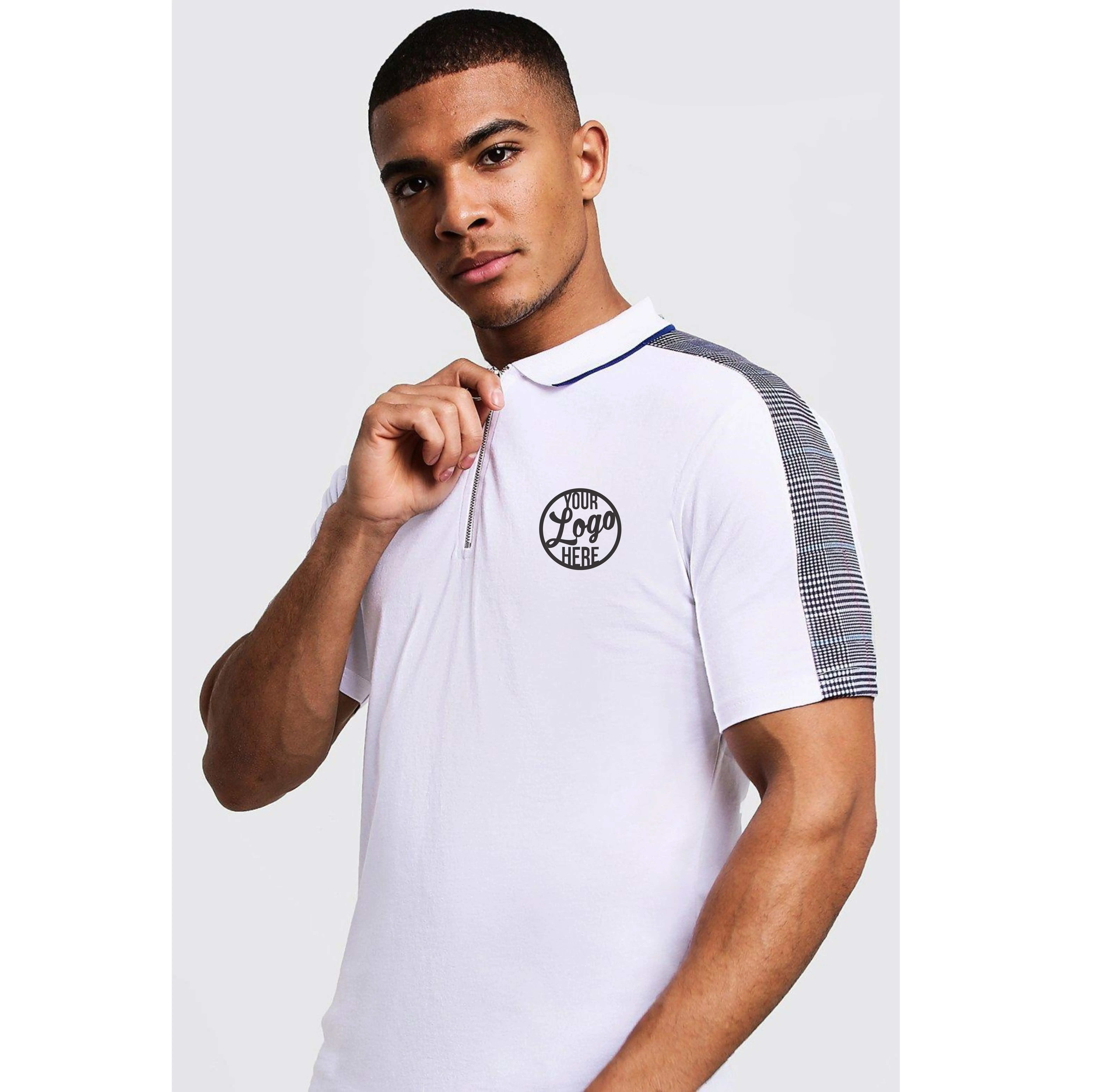 Unisex Custom Mens Golf Sport Print Logo fit Embroidery polos short sleeve oversize Ice Ion Fiber Cool Solid Color Polo Shirt