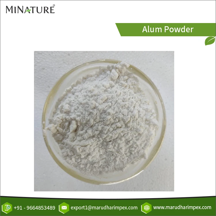 100% Pure & Natural Alum Herbal Dry Powder Available in Vacuum Packaging from Top Listed Indian Manufacturer