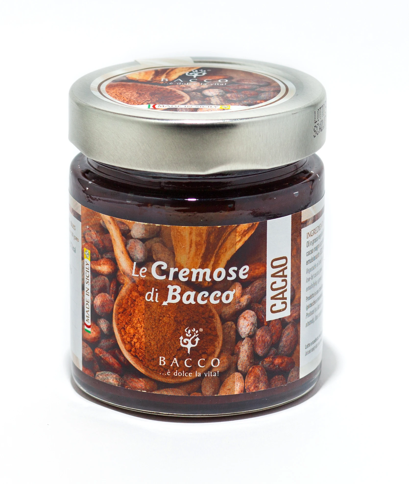 
high-class cocoa spread with a stunning, dense, fine taste and aroma. 