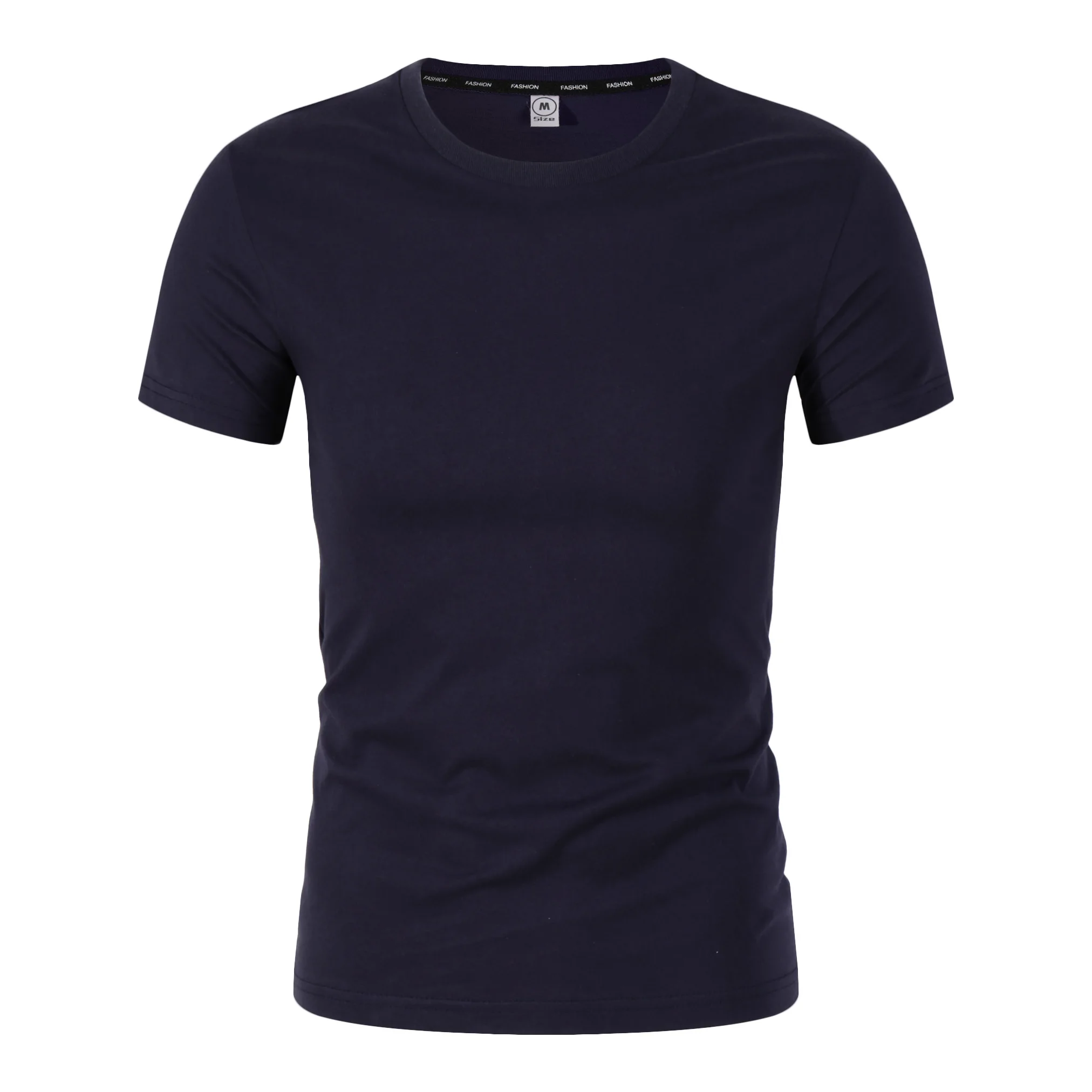 Футболка мужская оверсайз с коротким рукавом, Мягкая Белая Простая рубашка из 100% хлопка, с Боковым Разрезом, с прорезями по краю