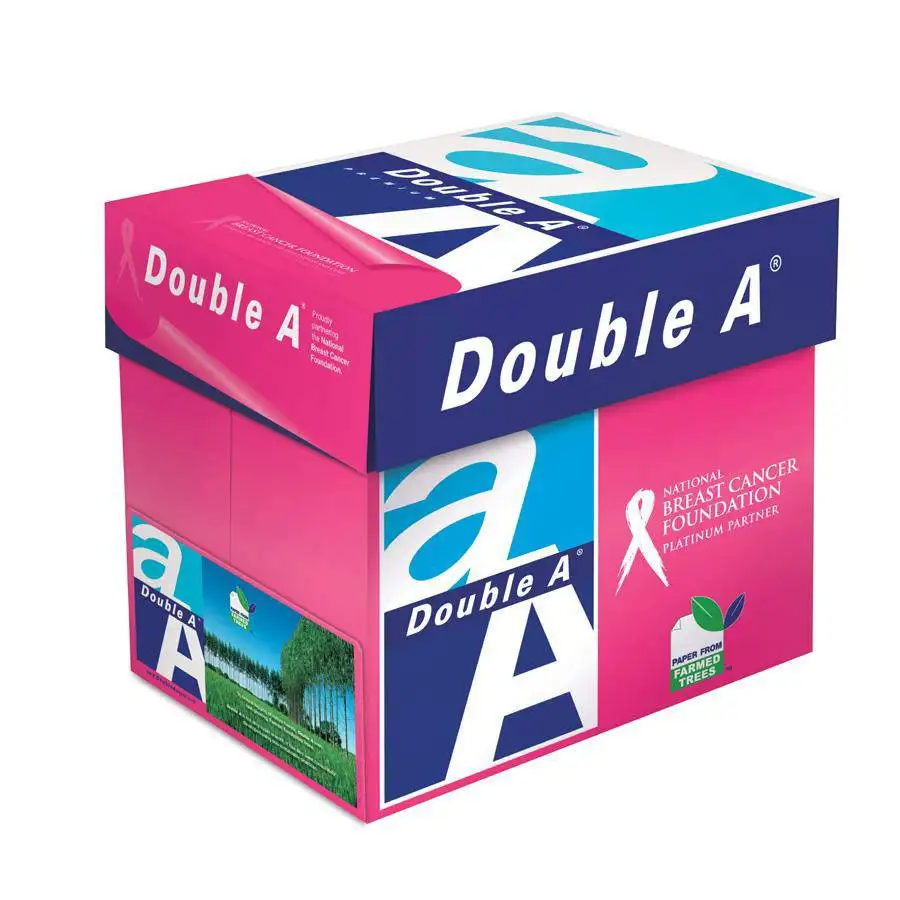 Thailand Double A A4 size cheap copy copier paper 80 gsm