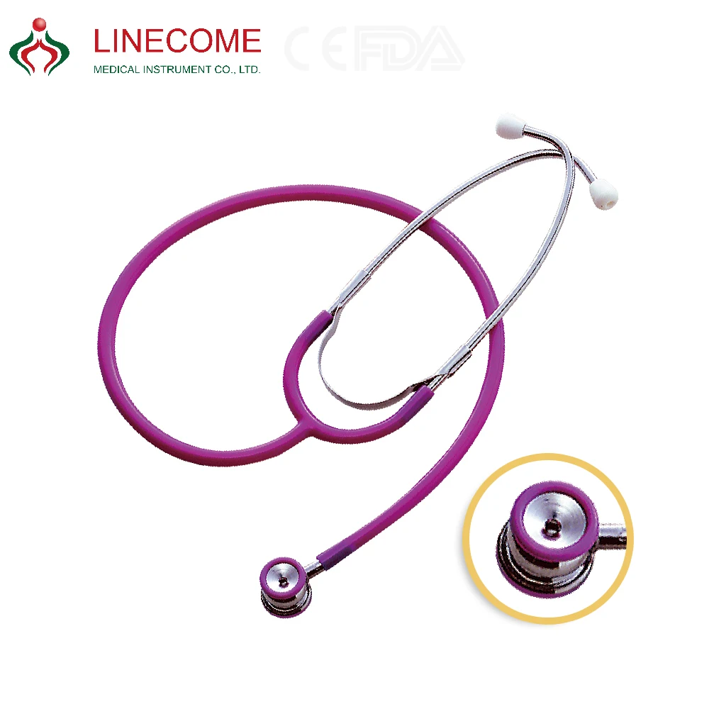 CE Тайвань сделано стетоскоп профессиональная больница фетальное сердце хромированная Кардиология с новорожденным LCCK-608T