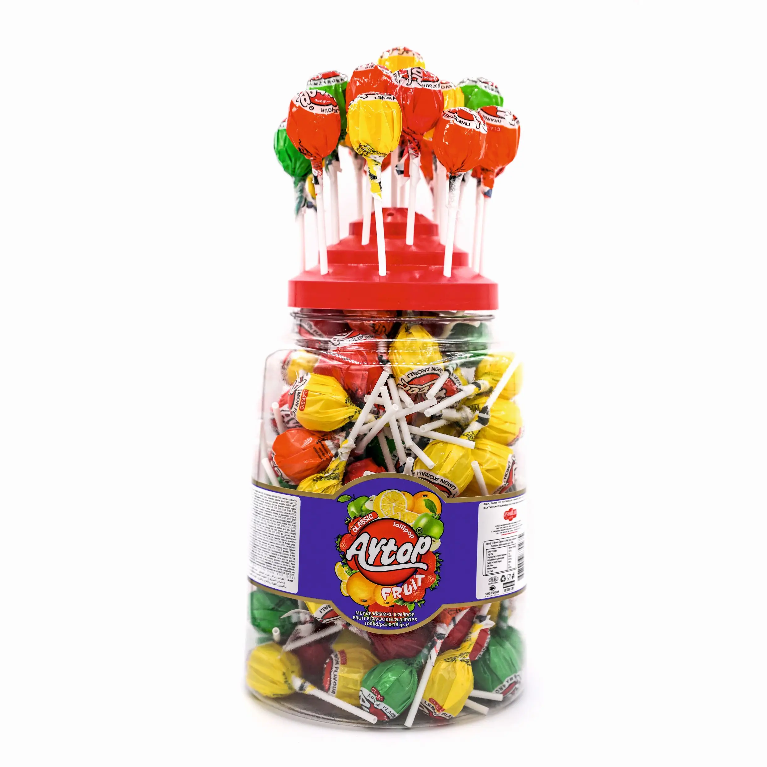 
HOT SALE -- AYTOP FRUITY LOLLIPOPS -- READY FOR SHIPMENT 