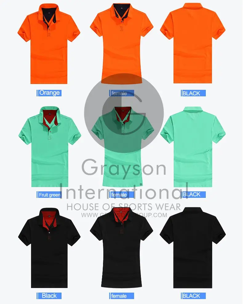 
OEM ODM tie without logo blank white tee dye Polo Golf Shirt custom Polyester custom t shirt grayson intl 