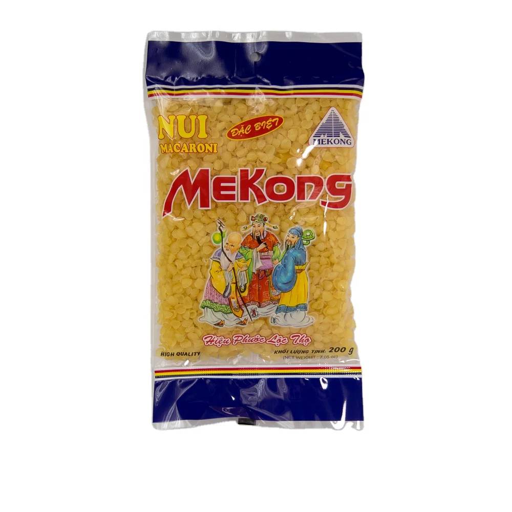 Soy free Long Macaroni Shape Yellow Color Rice Macaroni Rice Pasta From farmer to table wholesale