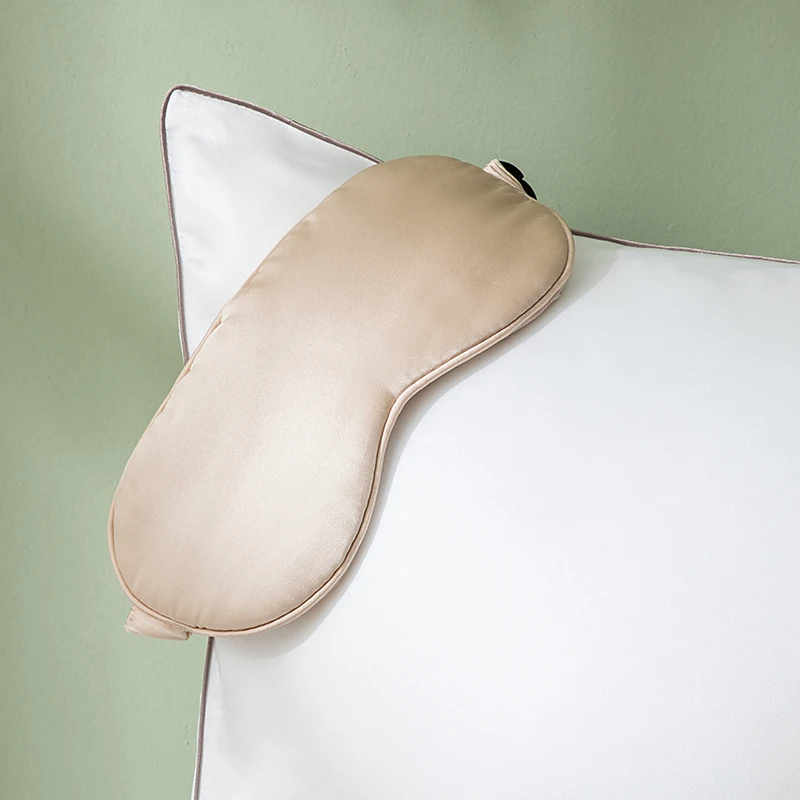 custom high quality oeko mulberry silk eye mask with gift boxes sleeping mask