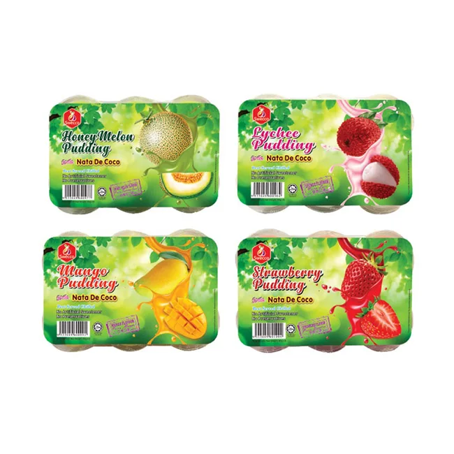 Пудинг со вкусом манго по заводской цене Nata de Coco выжимаемый из натурального сока без искусственных подсластителей быстрая доставка