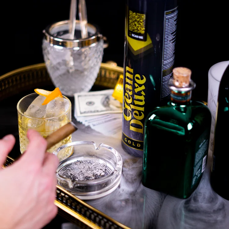 100% Corrosion and Rust Resistance 100% Aluminum Metal Material Cream Deluxe Gold Whipped Cream Charger