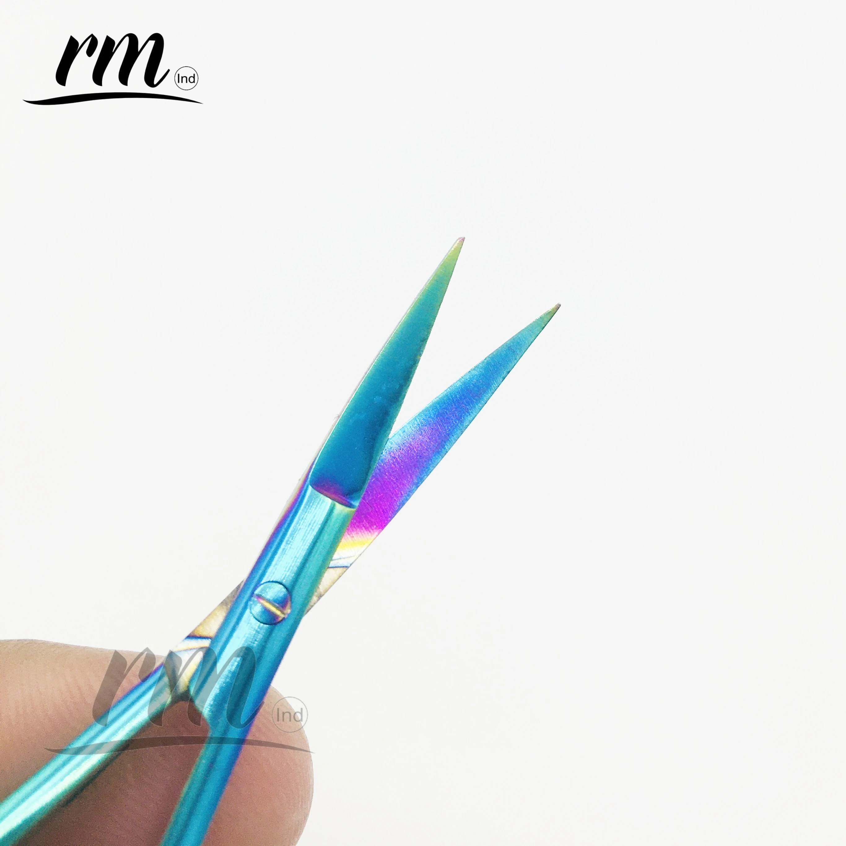 Небольшие ножницы для ухода за кожей/ногтями тупые Пружинные из нержавеющей стали разных форм и размеров. Пружинная кутикула бровей