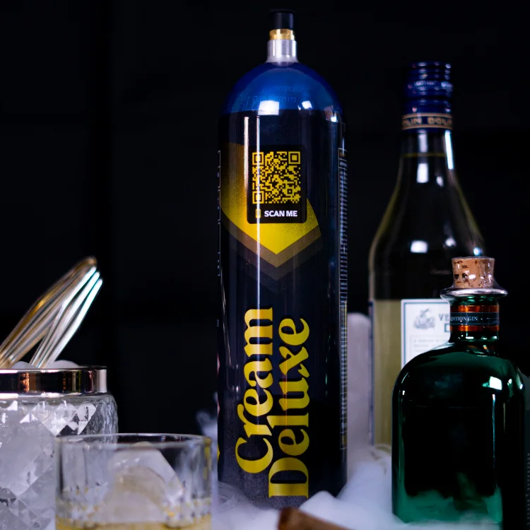 100% Corrosion and Rust Resistance 100% Aluminum Metal Material Cream Deluxe Gold Whipped Cream Charger