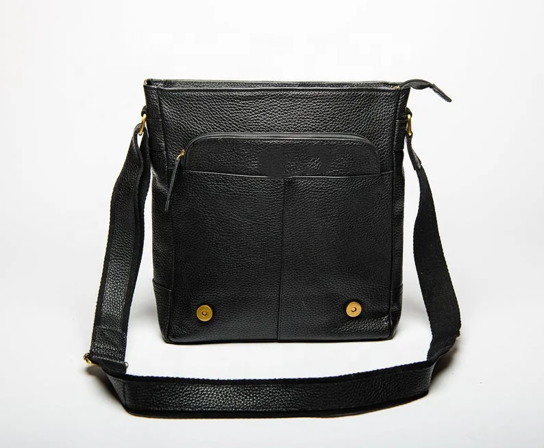 Leather Messenger Bag Men Full Grain Cross body Travel Personalized Satchel For Monogram Tablet  HHD-0053