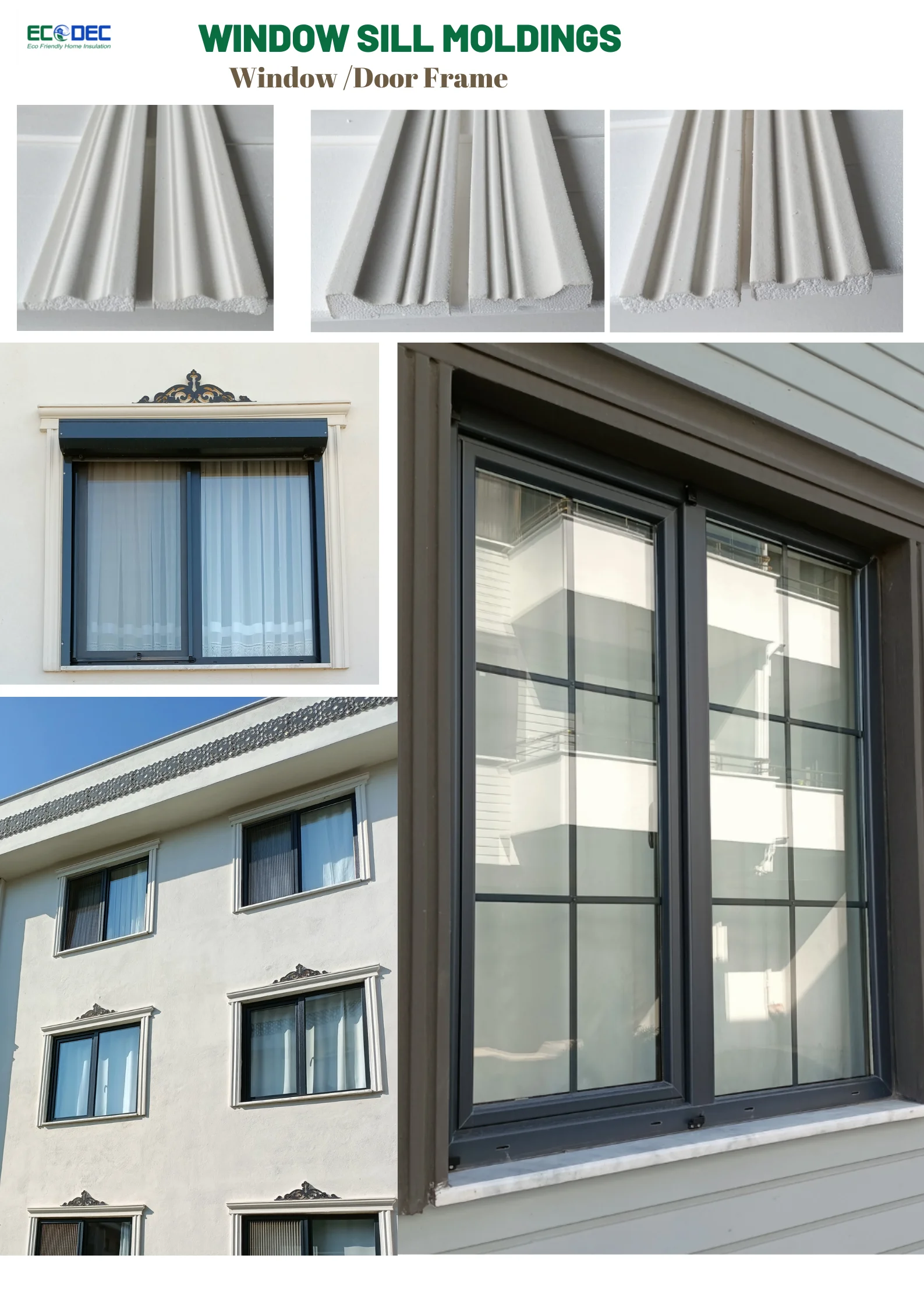 Window/Door Frame Exterior EPS Molding SV8