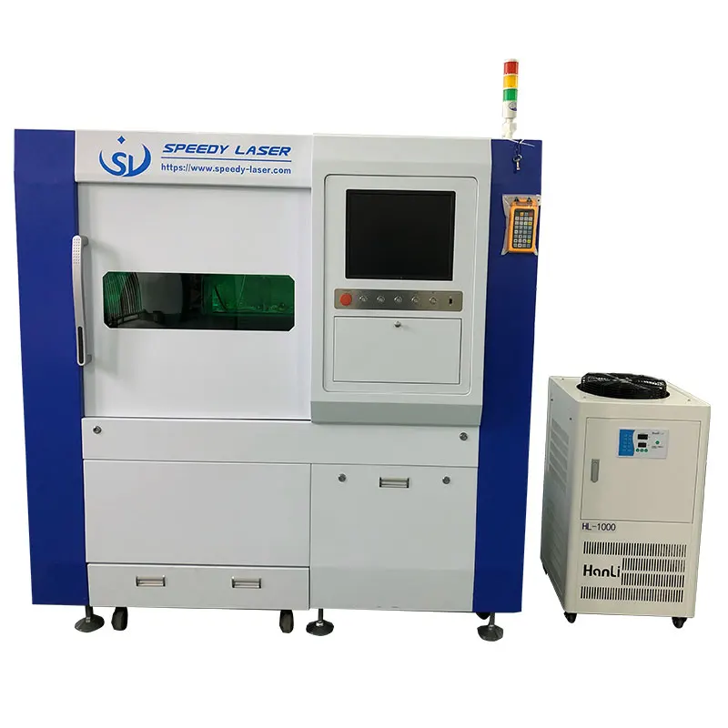 600*400mm small fiber metal laser cutting machine 1000W metal laser cutting machine 1500W